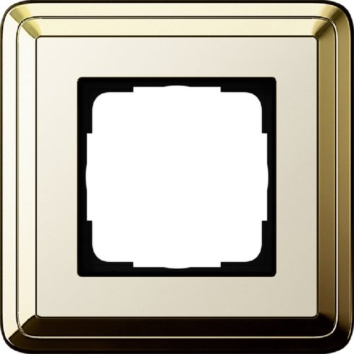 Рамка универсальная Gira ClassiX 1-м. латунь/кремовый фото Рамка универсальная Gira ClassiX 1-м. латунь/кремовый картинка