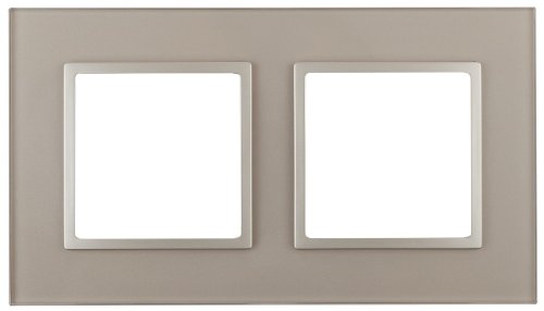 Рамка универсальная Эра Elegance 2-м. стекло шампань/шампань картинка