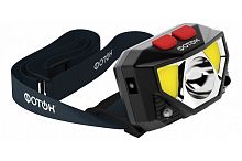 Фонарь налобный светодиодный аккумуляторный Фотон SA-1600 3Вт Черный/белый картинка 