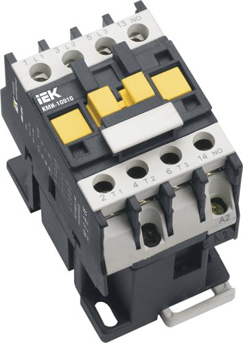 Контактор IEK КМИ-11210 3п 1НО 12А 24В тип АС3 картинка