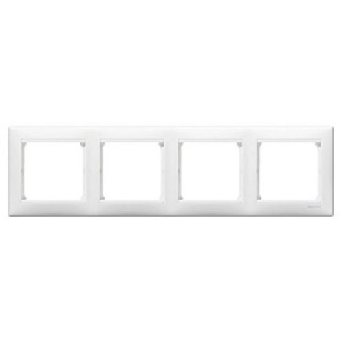 Рамка горизонтальная Legrand Valena 4-м. белый картинка фото 2
