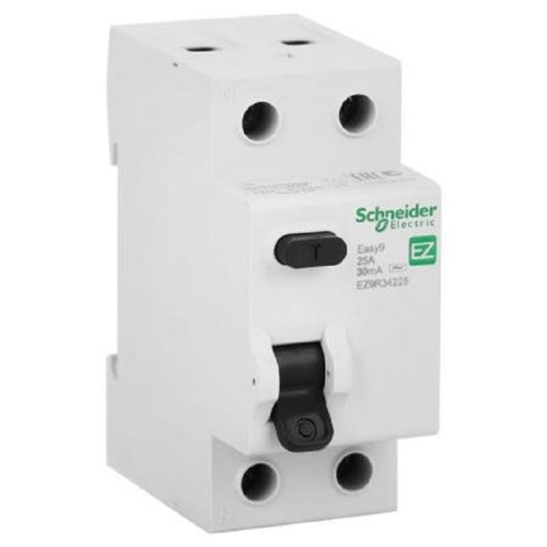 Выключатель дифференциального тока УЗО Schneider Electric Easy9 2п 25А 10мА 4,5кА тип AC фото фото 2 Выключатель дифференциального тока УЗО Schneider Electric Easy9 2п 25А 10мА 4,5кА тип AC картинка фото 2