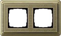 Рамка универсальная Gira ClassiX Art 2-м. бронза/бронза