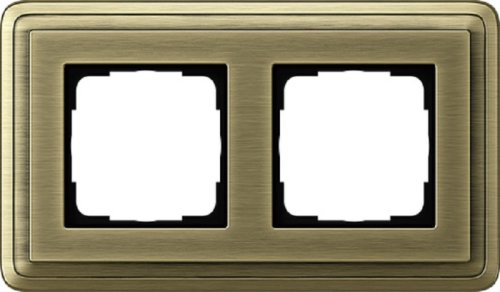 Рамка универсальная Gira ClassiX 2-м. бронза/бронза картинка