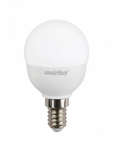 Лампа светодиодная Smartbuy P45 Шар Е14 220В 9,5Вт 4000К картинка 