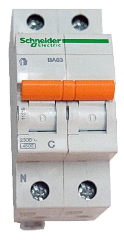 Выключатель автоматический Schneider Electric Домовой 2п C 50А ВА63 4.5кА картинка фото 2