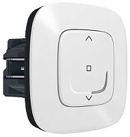 Умный выключатель управления жалюзи Valena Allure Netatmo 1-кл. IP20 белый
