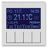 Терморегулятор электронный с датчиком без рамки ABB EPJ Levit 0С +45С серый/белый картинка