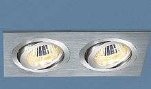Светильник встраиваемый поворотный Elektrostandard 1011/2 MR16 CH 220В Хром картинка 