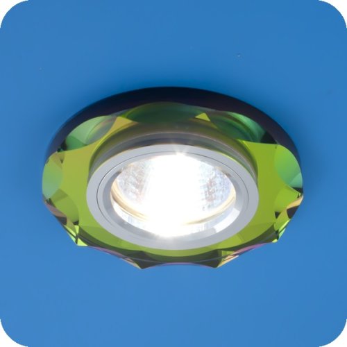 Светильник встраиваемый Италмак Bohemia 51 22 72 MR16 65мм/50вт стекло/мультиклор картинка 