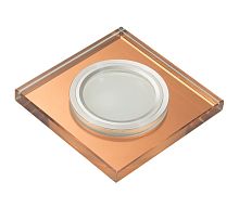 Светильник встраиваемый Fametto DLS-L107 GU5.3 CHROME/BRONZE картинка 