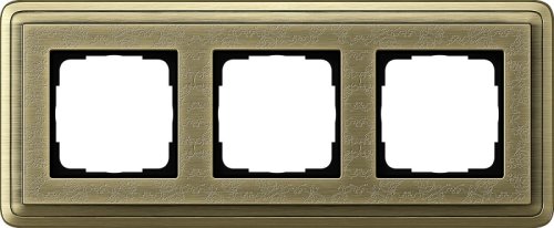 Рамка универсальная Gira ClassiX Art 3-м. бронза/бронза картинка
