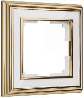 Рамка универсальная Werkel Palacio Classic 1-м. металл золото/белый картинка