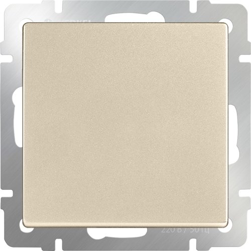 Выключатель без рамки Werkel 1-кл. шампань металик картинка фото 2