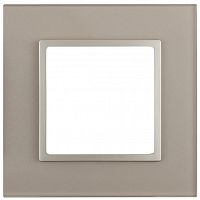 Рамка универсальная Эра Elegance 1-м. стекло шампань/шампань картинка