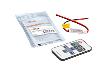 Мини диммер с радио пультом SW-Group 6А 5-24В RF-DIM-11-6A 12В/24В 72Вт/144Вт картинка 