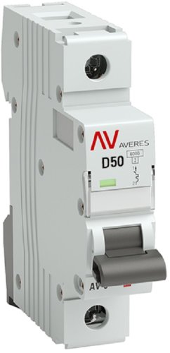 Выключатель автоматический EKF Averes AV-6 1п 50А D 6кА картинка