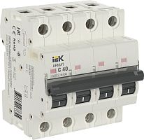 Выключатель автоматический IEK ARMAT M10N 4п 40А C 10кА картинка
