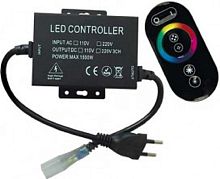 Контроллер для RGB светодиодной ленты Ecola RGB BLACK 220В 1.5КВт ПДУ  картинка 