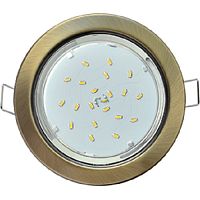 Светильник встраиваемый Ecola H4 GX53 220В 20Вт Черная бронза/38х90х106мм картинка 