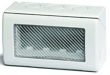 Коробка установочная настенная DKC Viva 1-м. 4 мод. серый картинка