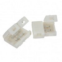 Коннектор соединительный LEDPremium CN-3528-00 прямой для моно ленты 3528 8мм Лента/Лента картинка 