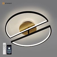 Светильник светодиодный (Люстра) ESTARES WOODY LOFT 75W 3R-APP-500x135-BLACK/WOOD-220-IP20 картинка 