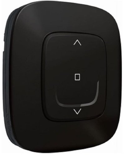 Умный выключатель беспроводной управления жалюзи Valena Allure Netatmo 1-кл. IP20 антрацит