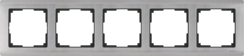 Рамка универсальная Werkel Metallic 5-м. металл глянцевый никель фото фото 2 Рамка универсальная Werkel Metallic 5-м. металл глянцевый никель картинка фото 2