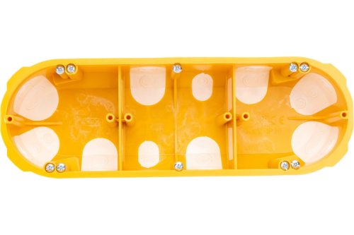 Коробка установочная KOPOS СП 68x209х50мм IP30 гипрок желтый картинка 