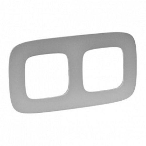 Рамка универсальная Legrand Valena Allure 2-м. алюминий фото фото 2 Рамка универсальная Legrand Valena Allure 2-м. алюминий картинка фото 2