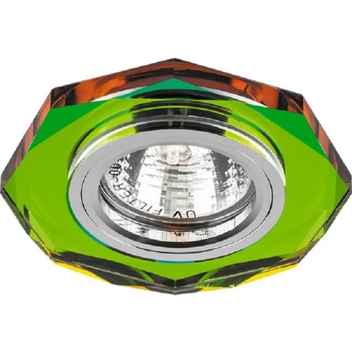 Светильник встраиваемый Feron MR16 G5.3 Мультиколор-серебро 8020-2 MXCL/SV картинка 