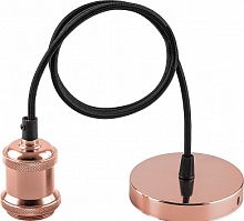Светильник подвесной Feron LH128 230V E27 Медь/1м картинка 