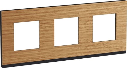 Рамка горизонтальная Schneider Electric Unica Studio Pure 3-м. дерево дуб/антрацит фото Рамка горизонтальная Schneider Electric Unica Studio Pure 3-м. дерево дуб/антрацит картинка