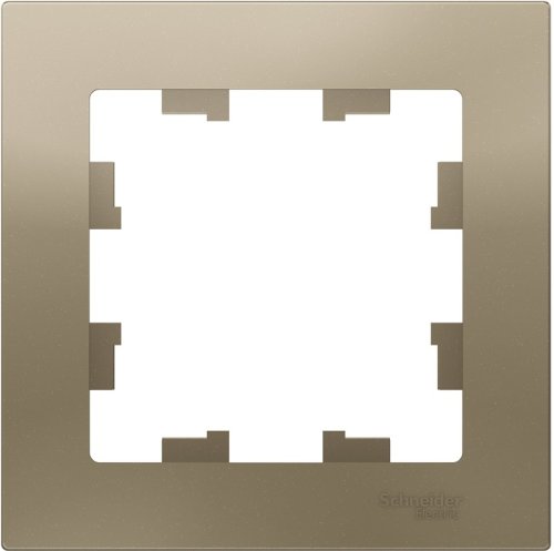 Рамка универсальная Systeme Electric AtlasDesign 1-м. шампань картинка фото 2