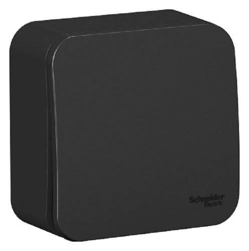 Переключатель накладной Systeme Electric Blanca 1-кл. проходной антрацит картинка фото 2