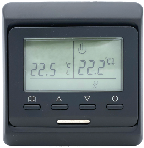 Терморегулятор электронный Warmcoin E51.716 датчик воздуха 3,6кВт 16А черный картинка
