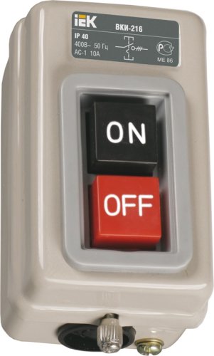 Пост кнопочный IEK ВКИ-216 3п 16А 230/400В IP40 картинка