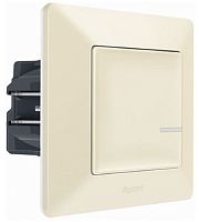 Умный выключатель с опцией диммирования 5-300Вт Valena Life Netatmo 1-кл. IP20 слоновая кость