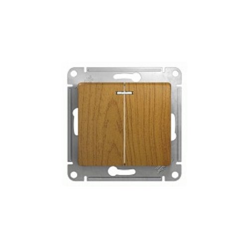 Выключатель с подсветкой без рамки Systeme Electric Glossa 2-кл. дерево фото фото 2 Выключатель с подсветкой без рамки Systeme Electric Glossa 2-кл. дерево картинка фото 2