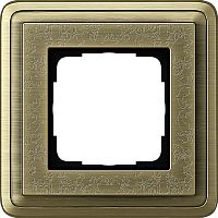 Рамка универсальная Gira ClassiX Art 1-м. бронза/бронза картинка