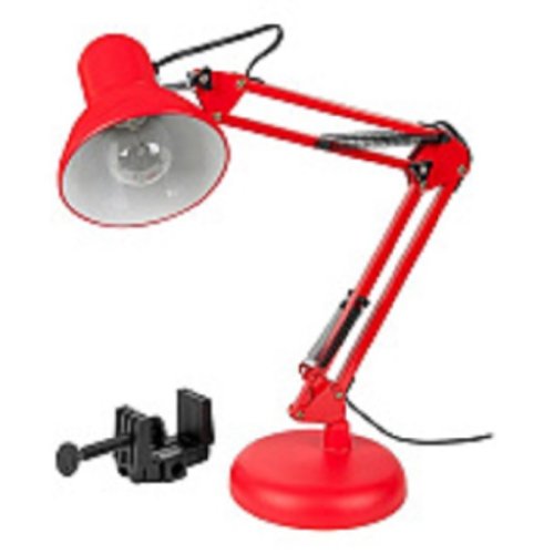 Светильник настольный General ЛОН GTL-038 220В 60Вт Красный/подставка+струбцина фото Светильник настольный General ЛОН GTL-038 220В 60Вт Красный/подставка+струбцина картинка