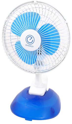 Вентилятор настольный Energy EN-0601 прищепка синий/белый фото Вентилятор настольный Energy EN-0601 прищепка синий/белый картинка