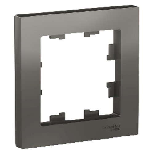 Рамка универсальная Systeme Electric AtlasDesign 1-м. сталь картинка фото 2