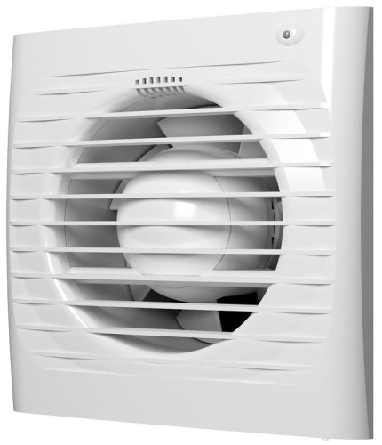 Вентилятор осевой Era 4S ET D100 с сеткой таймер белый  картинка фото 3