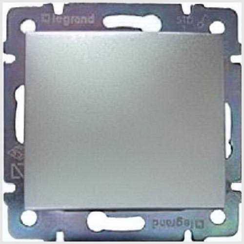 Переключатель без рамки Legrand Valena 1-кл. перекрестный алюминий картинка фото 3