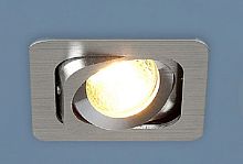 Светильник встраиваемый поворотный Elektrostandard 1021/1 MR16 CH 220В Хром картинка 