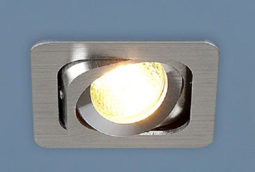Светильник встраиваемый поворотный Elektrostandard 1021/1 MR16 CH 220В Хром картинка 