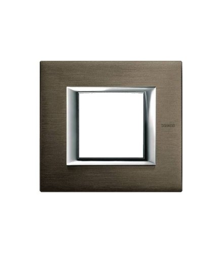 Рамка прямоугольная Legrand BTicino Аxial Axolute 2 мод бронза  картинка фото 2