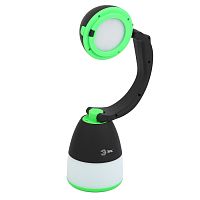 Фонарь кемпенговый трансформер 3в1 Эра PB-705 220В Черный/зеленый картинка 